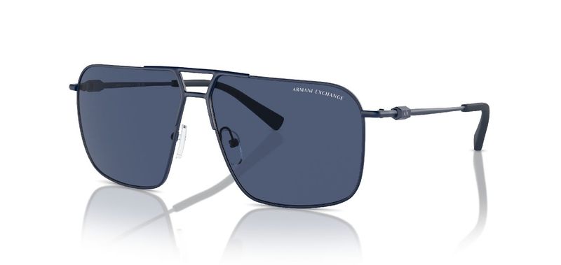 Lunettes de soleil Armani Exchange Aviator 0AX2050S Bleu pour Homme