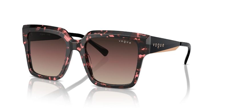 Vogue Quadratisch Sonnenbrillen 0VO5553S Rot für Damen