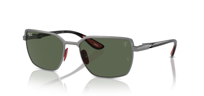Ray-Ban Rectangle Sunglasses 0RB3743M Grey for Unisex