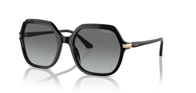Vogue Quadratisch Sonnenbrillen 0VO5561S Schwarz für Dame