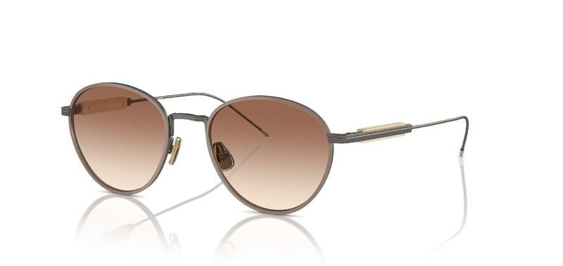 Brunello Cucinelli Round Eyeglasses 0BC1003T Grey for Unisex