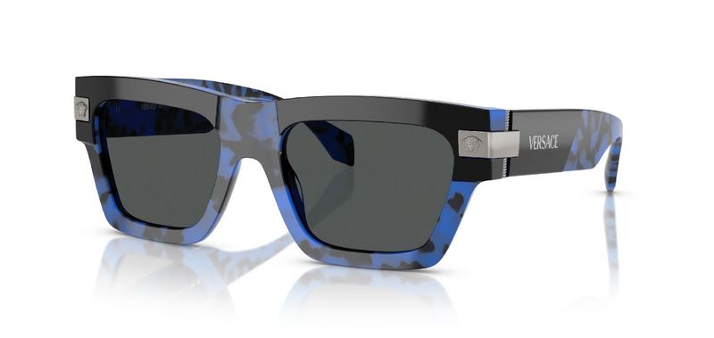 Versace Rechteckig Sonnenbrillen 0VE4464 Blau für Herren