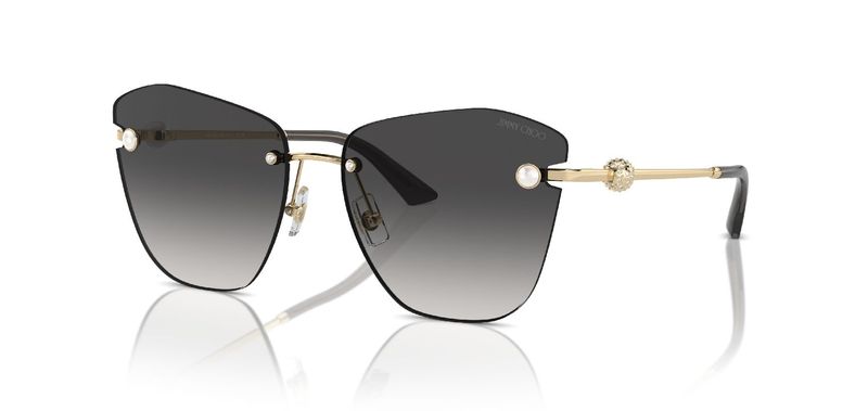 Jimmy Choo Cat Eye Sunglasses 0JC4004HB Gold for Woman