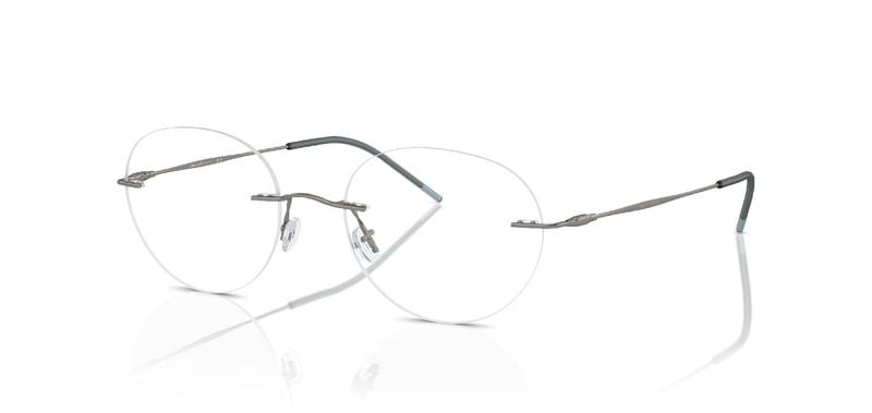 Giorgio Armani Rund Brillen 0AR5147 Grau für Herren