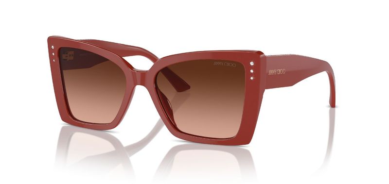 Jimmy Choo Cat Eye Sunglasses 0JC5001B Red for Woman