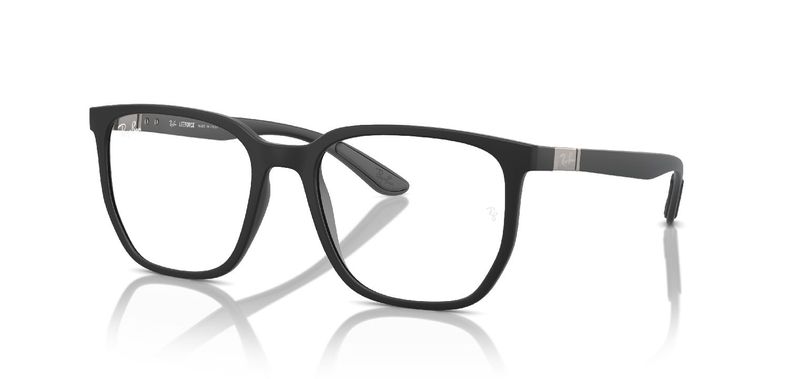 Ray-Ban Rectangle Eyeglasses 0RX7235 Black for Unisex
