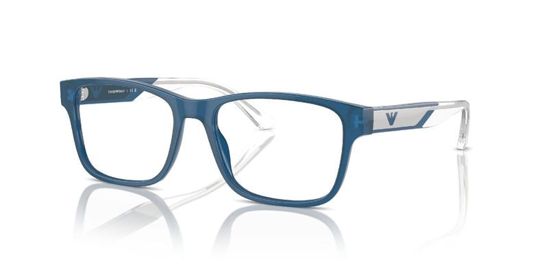 Lunettes de vue Emporio Armani Rectangle 0EA3239 Bleu pour Homme