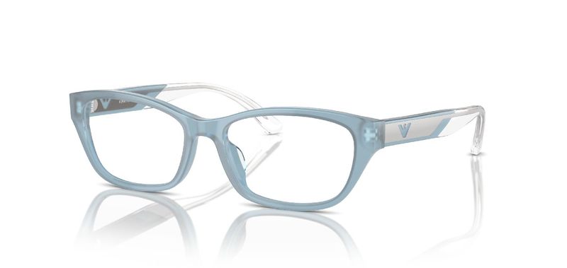 Emporio Armani Schmetterling Brillen 0EA3238U Blau für Damen