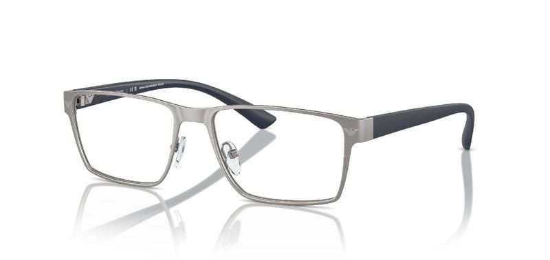 Lunettes de vue Emporio Armani Rectangle 0EA1157 Gris pour Homme