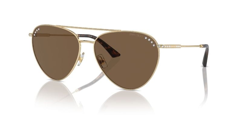 Lunettes de soleil Jimmy Choo Aviator 0JC4002B Ecaille pour Femme