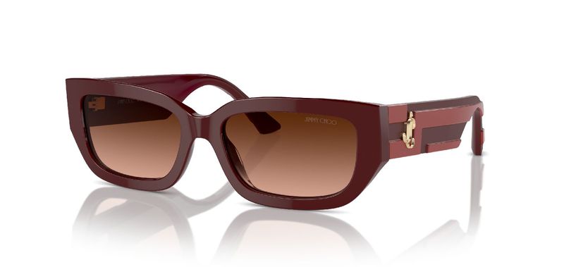 Jimmy Choo Oval Sunglasses 0JC5017 Red for Woman