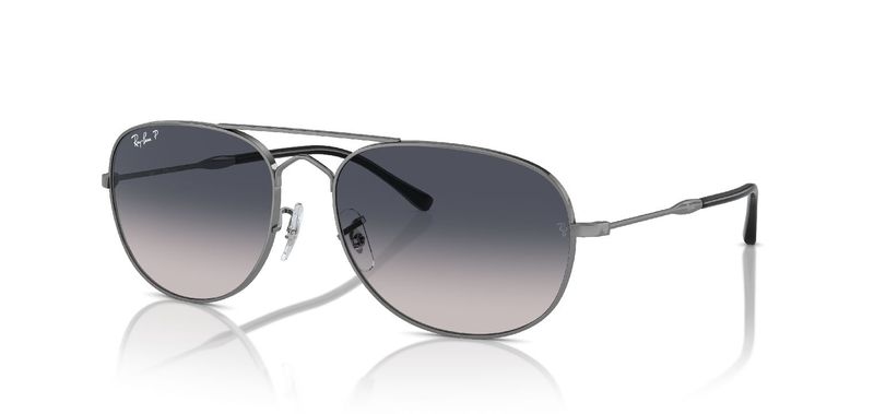 Ray-Ban Quadratisch Sonnenbrillen 0RB3735 Grau für Damen/Herren