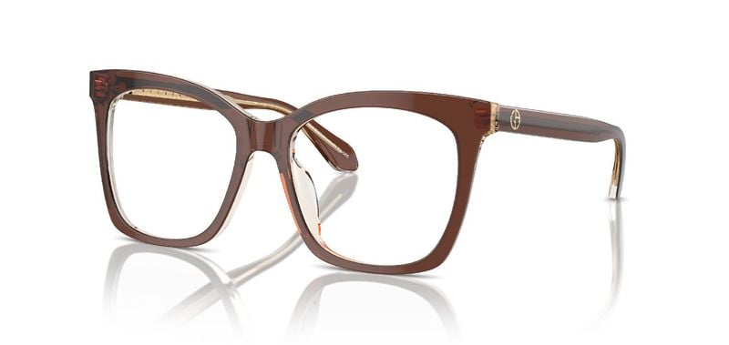 Giorgio Armani Quadratisch Brillen 0AR7254U Braun für Damen