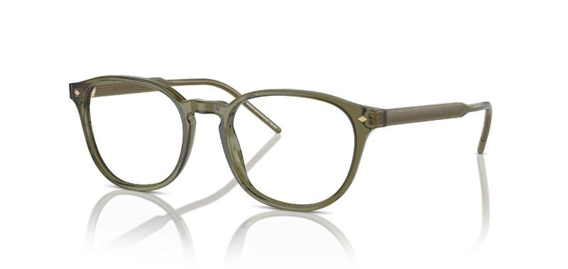 Lunettes de vue Giorgio Armani Ronde 0AR7259 Vert pour Homme