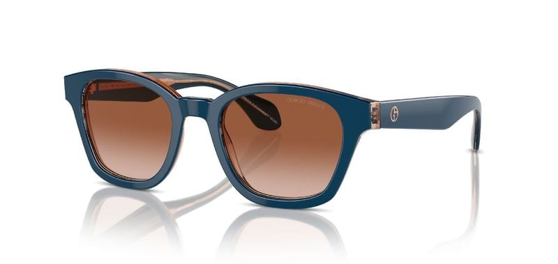 Giorgio Armani Round Sunglasses 0AR8207 Blue for Man