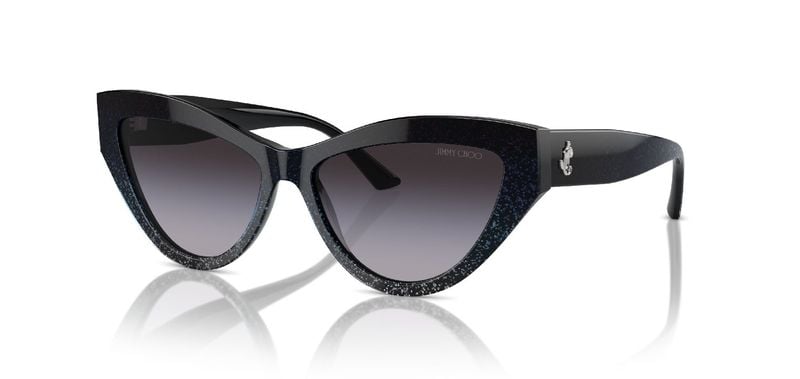 Lunettes de soleil Jimmy Choo Papillon 0JC5004 Noir pour Femme