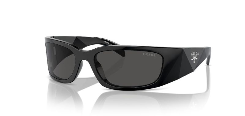 Prada Cat Eye Sunglasses 0PR A14S Black for Woman