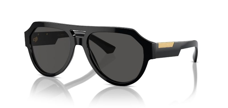 Dolce & Gabbana Quadratisch Sonnenbrillen 0DG4466 Schwarz für Herren