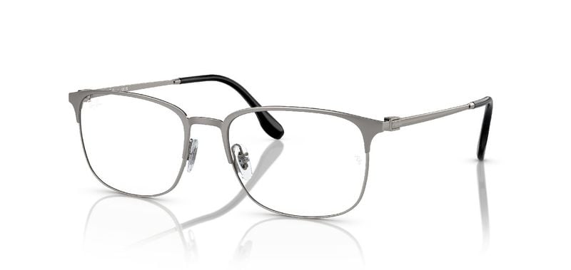 Ray-Ban Rechteckig Brillen 0RX6494 Grau für Damen/Herren