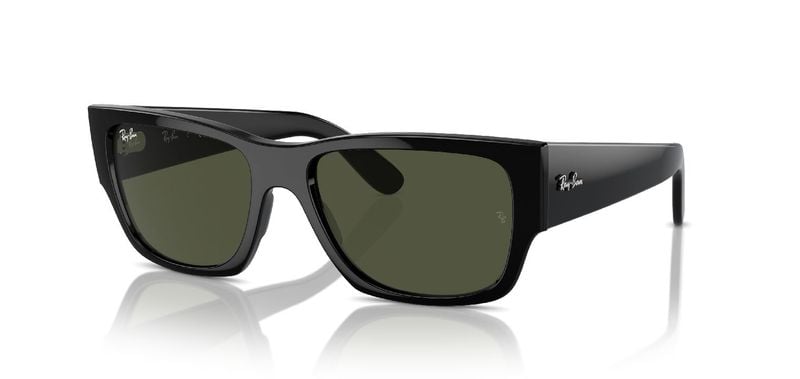 Lunettes de soleil Ray-Ban Rectangle 0RB0947S Noir pour Homme-Femme