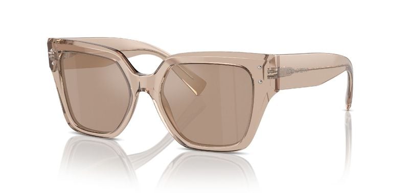 Lunettes de soleil Dolce & Gabbana Carré 0DG4471 Beige pour Femme