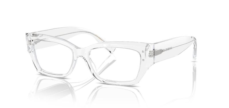 Dolce & Gabbana Rechteckig Brillen 0DG3387 Transparent für Dame