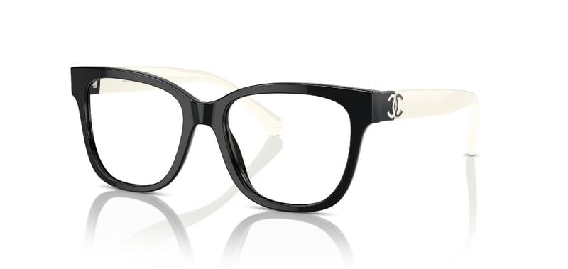 Lunettes de vue Chanel Rectangle 0CH3472 Noir pour Femme