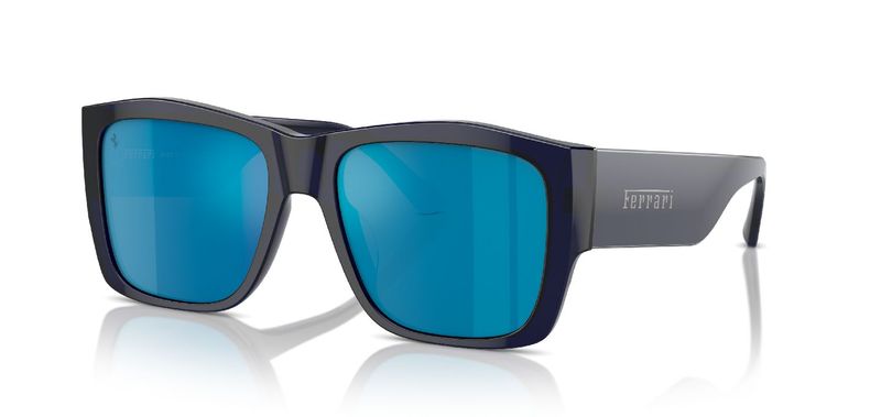 Ferrari Cavallino Quadratisch Sonnenbrillen 0FH2003U Blau für Damen/Herren