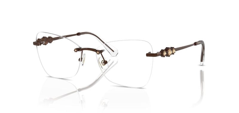 Swarovski Schmetterling Brillen 0SK1014 Braun für Damen