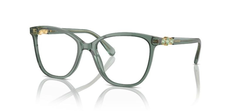 Lunettes de vue Swarovski Papillon 0SK2020 Vert pour Femme