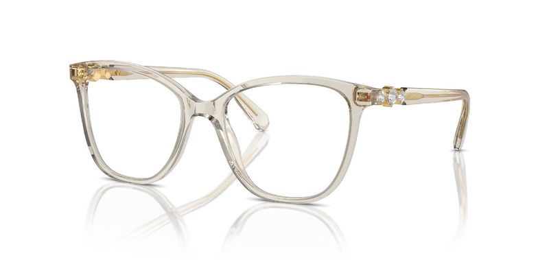 Swarovski Cat Eye Eyeglasses 0SK2020 Beige for Woman