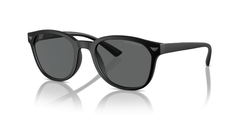 Emporio Armani Rund Sonnenbrillen 0EA4225U Schwarz für Herren