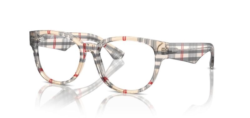 Burberry Round Eyeglasses 0BE2410 Beige for Woman