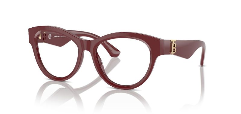 Burberry Round Eyeglasses 0BE2404 Red for Woman