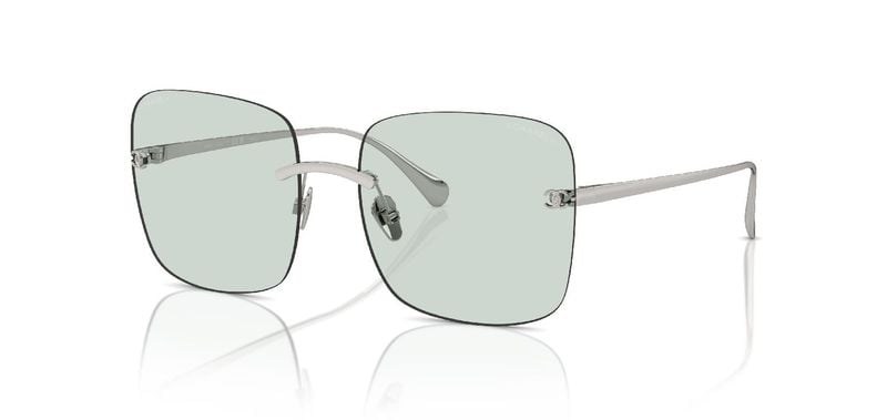Chanel Carré Sunglasses 0CH4287ST Silver for Woman