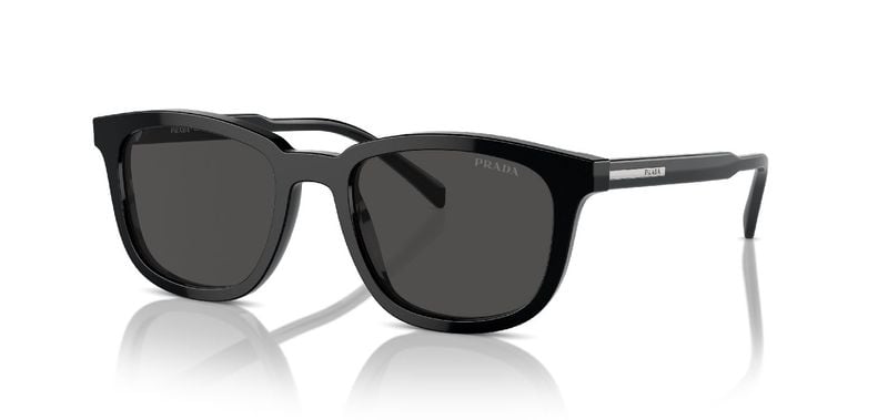 Prada Quadratisch Sonnenbrillen 0PR A21S Schwarz für Herren