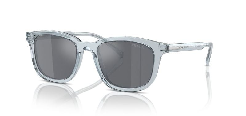 Prada Quadratisch Sonnenbrillen 0PR A21S Blau für Herren