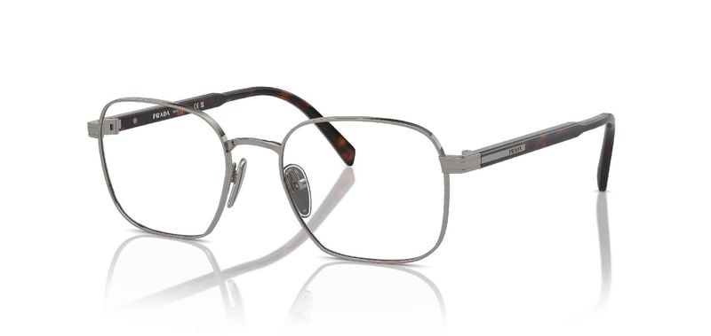 Prada Rectangle Eyeglasses 0PR A55V Grey for Man