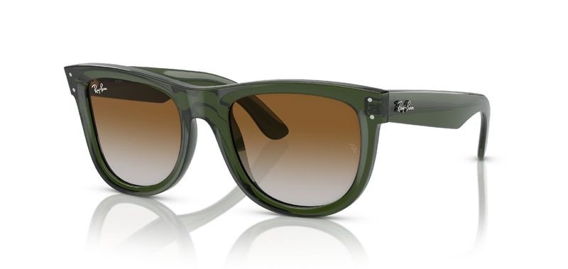 Ray-Ban Quadratisch Sonnenbrillen 0RBR0502S Grün für Herr-Dame