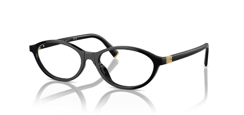 Lunettes de vue Miu Miu Ovale 0MU 09XV Noir pour Femme