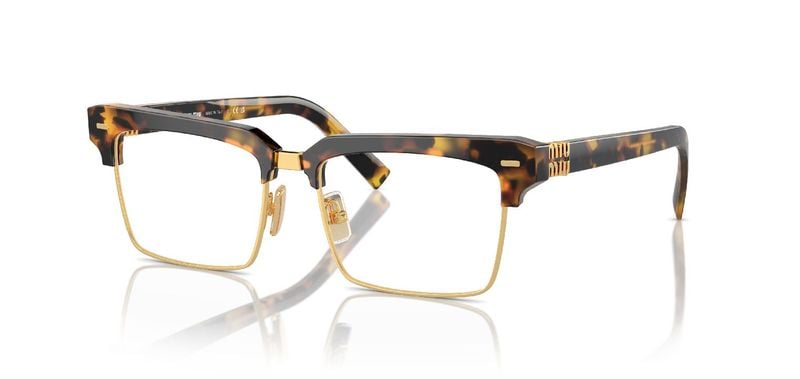 Lunettes de vue Miu Miu Rectangle 0MU 11XV Ecaille pour Femme