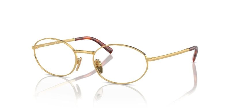 Lunettes de vue Prada Ovale 0PR A57V Doré pour Femme