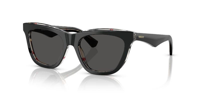 Burberry Schmetterling Sonnenbrillen 0BE4435 Schwarz für Damen