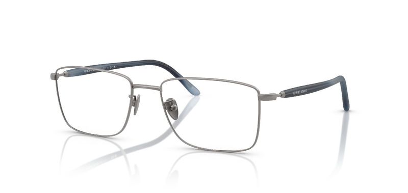 Giorgio Armani Rectangle Eyeglasses 0AR5150 Grey for Man