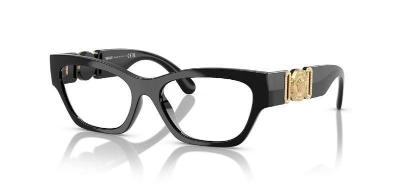 Lunettes de vue Versace Carré 0VE3367U Noir pour Femme