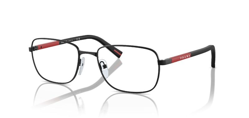 Prada Linea Rossa Quadratisch Brillen 0PS 52QV Schwarz für Herren