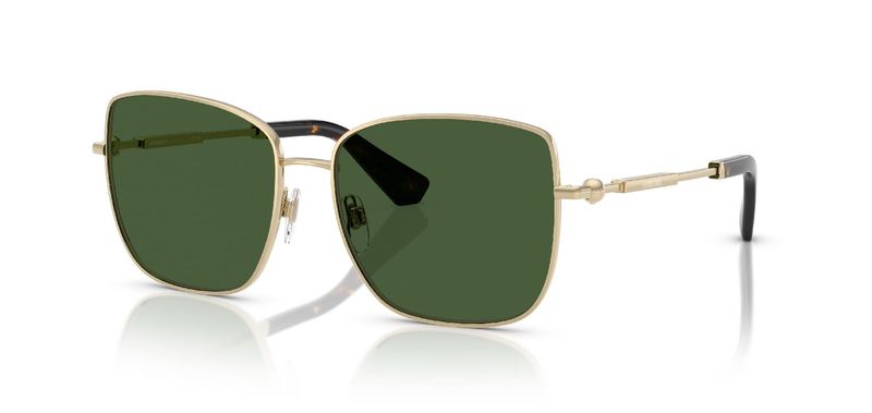 Lunettes de soleil Burberry Carré 0BE3158 Doré pour Femme