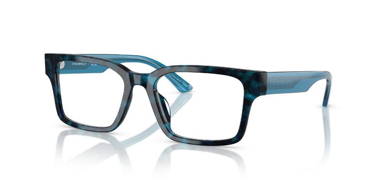 Emporio Armani Rectangle Eyeglasses 0EA3245U Blue for Woman