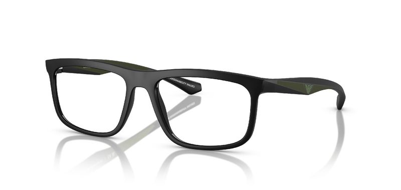 Lunettes de vue Emporio Armani Carré 0EA3246 Noir pour Homme