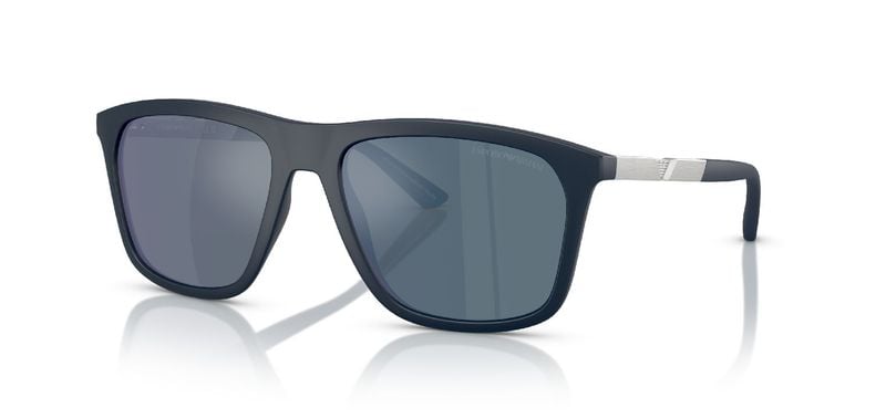 Lunettes de soleil Emporio Armani Carré 0EA4237 Bleu pour Homme